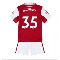 Fotbalové Dres Arsenal Oleksandr Zinchenko #35 Dětské Domácí 2022-23 Krátký Rukáv (+ trenýrky)